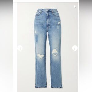 MOTHER Study Hover high-rise straight-leg jeans SIZE 27 PRE OWNED EXCELLENT CON